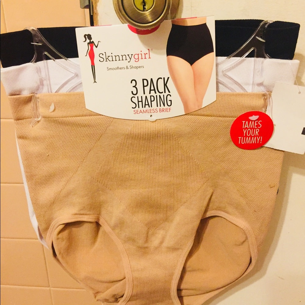 NWT SkinnyGirl 3Pack Shaping Seamless Briefs. Smoothers/Shaper. SzS,M,L $35 Each